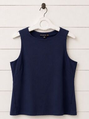 Banana Republic Deep Navy Sleeveless Shell Tank